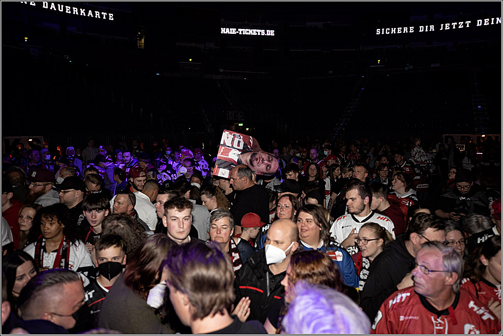 Koelner Haie Abschiedsfeier; Koeln, 22.04.2022